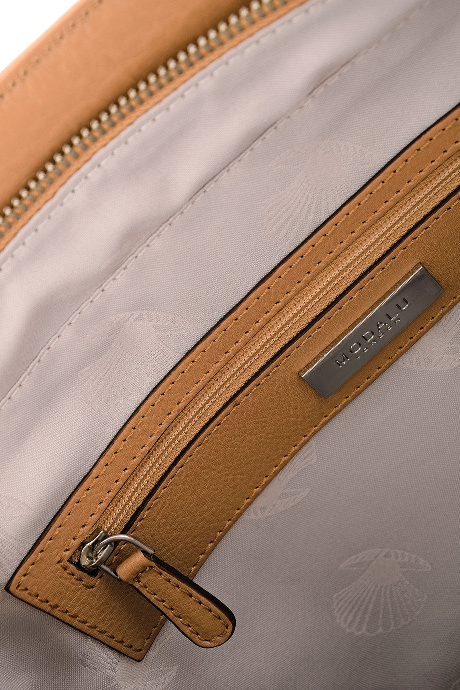 KRISTEN Brown Leather Shoulder Bag