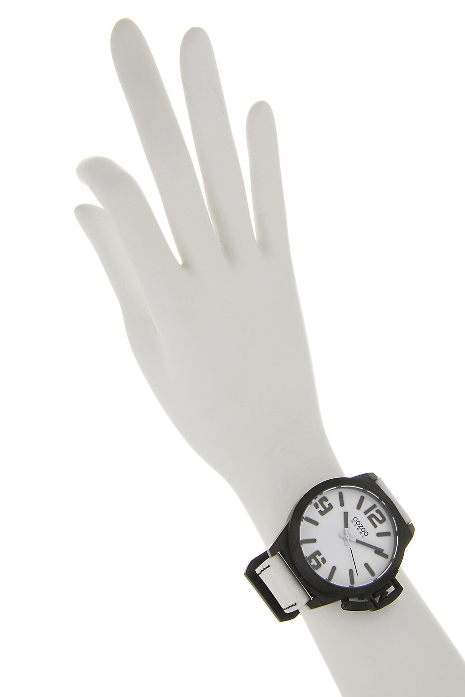 OOZOO OS112 Black White Watch