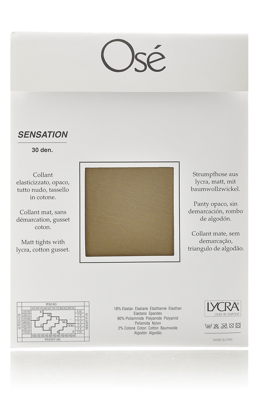 OSE SENSATION 30 Καφέ Διάφανο Καλσόν