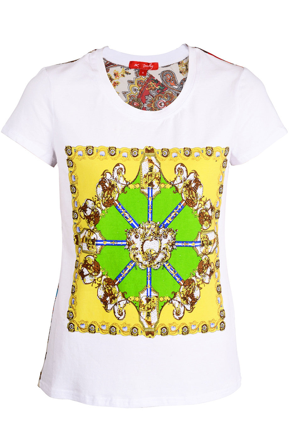 Λευκό Τοπ με Έθνικ Σχέδια | Γυναικεία Ρούχα