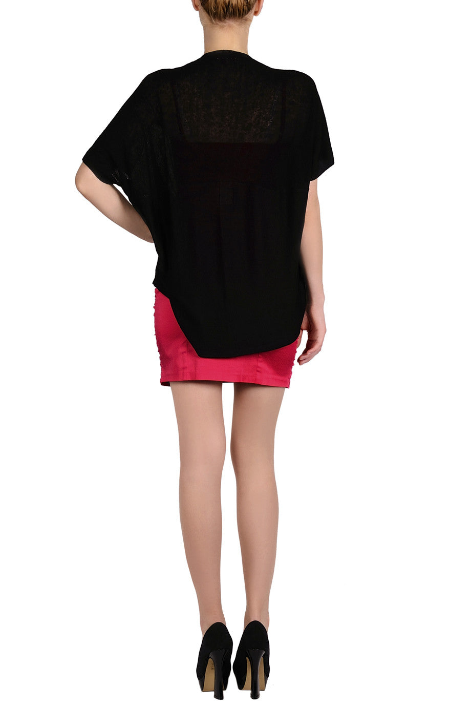 Μαύρη Πλεκτή Μακριά Ζακέτα | Γυναικεία Ρούχα