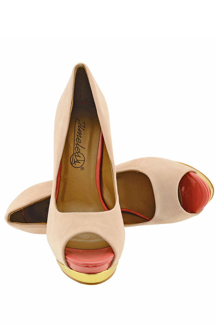 Μπεζ Κοραλλί Γόβες | Γυναικεία Παπούτσια