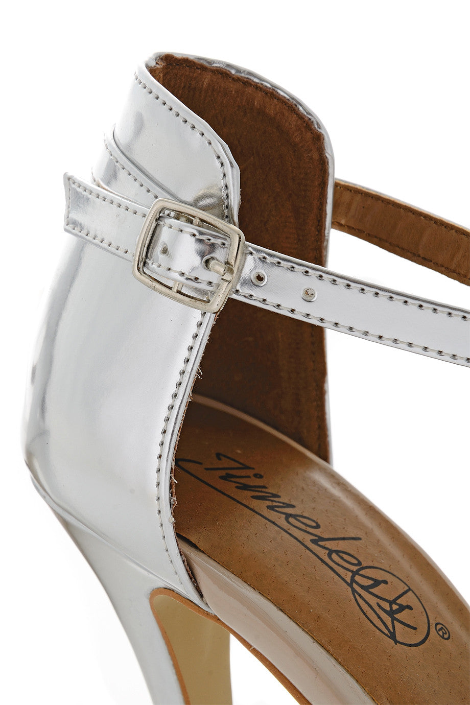 Μπεζ Ασημί Πέδιλα | Γυναικεία Παπούτσια