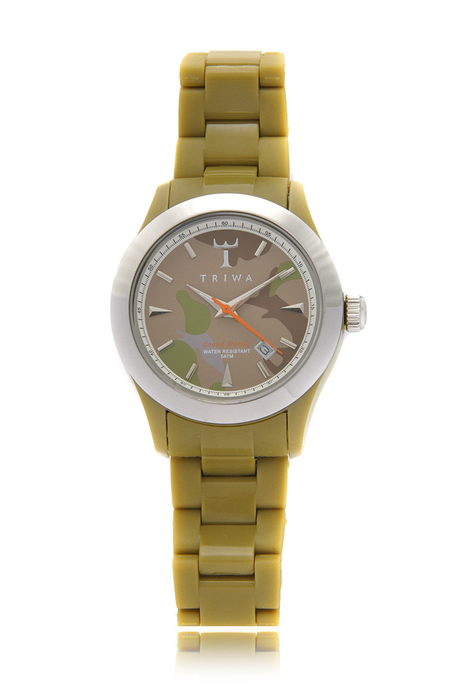 DANDY Χακί Ρολόι με Μπρασελέ