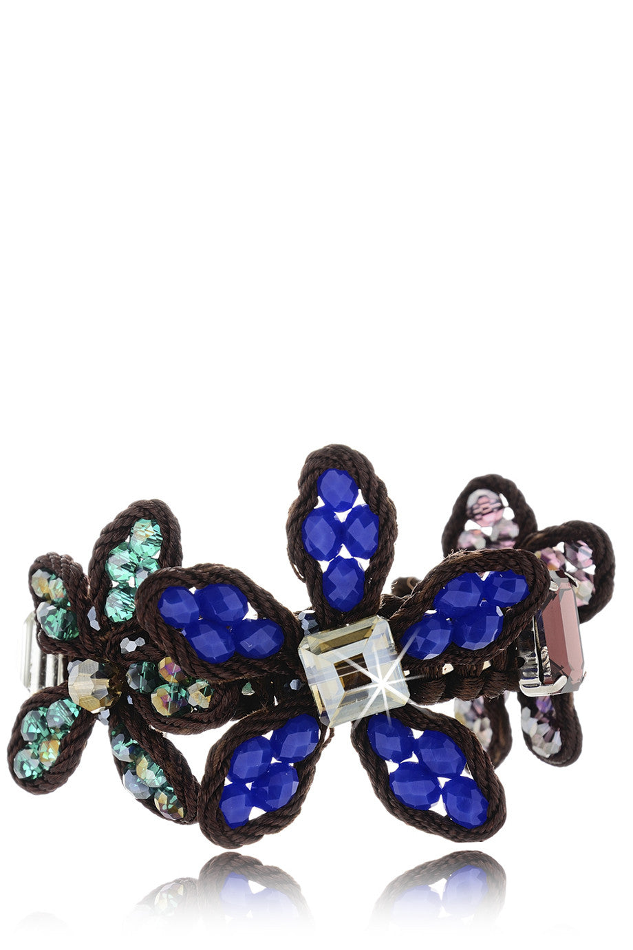 Βραχιόλι με λουλούδια και χάντρες - Vanity Her | Κοσμήματα