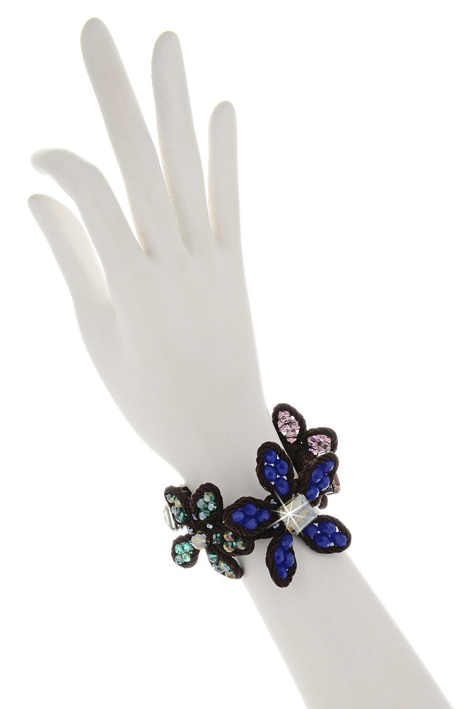 Βραχιόλι με λουλούδια και χάντρες - Vanity Her | Κοσμήματα