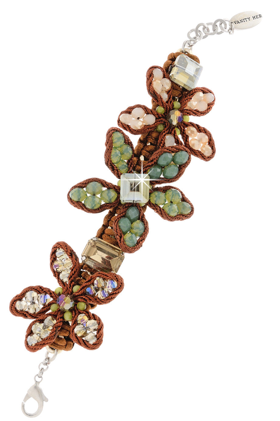 Καφέ Βραχιόλι με Χάντρες - Vanity Her | Κοσμήματα