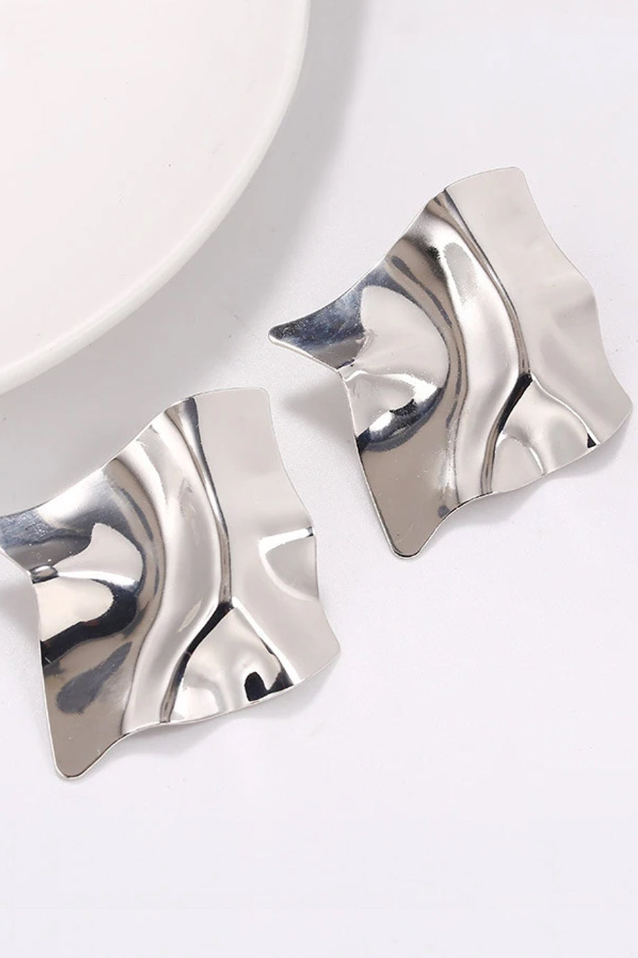 Aeris Ασημί Minimal Σκουλαρίκια | Κοσμήματα - Σκουλαρίκια - Earrings | Aeris Silver Minimal Earrings