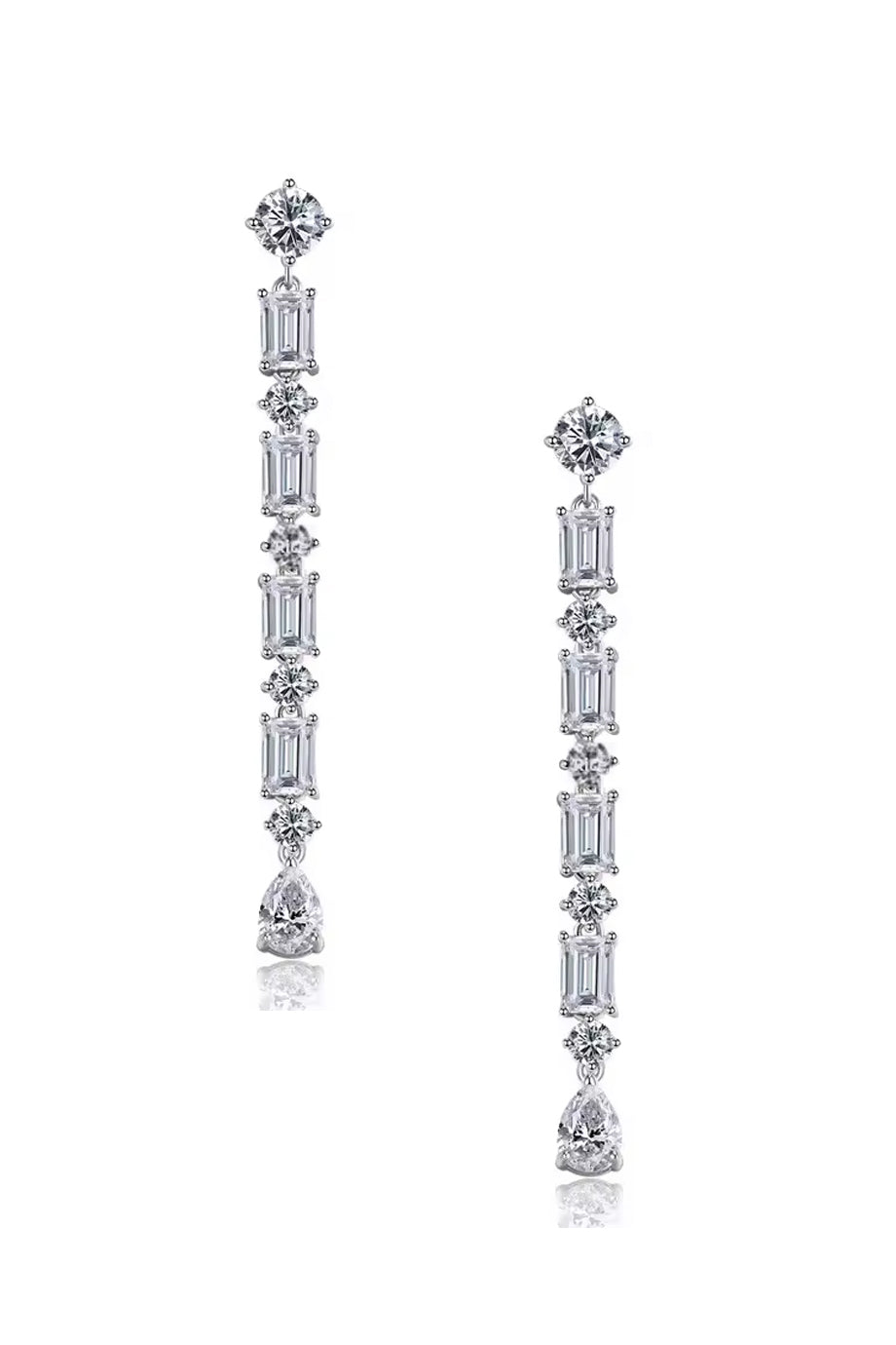 Lirianne Μακριά Σκουλαρίκια με Κρύσταλλα | Κοσμήματα - Σκουλαρίκια - Jewelry Earrings | Lirianne Crystal Drop Earrings Oorbellen met Kristallen Ohrringe mit Kristallen