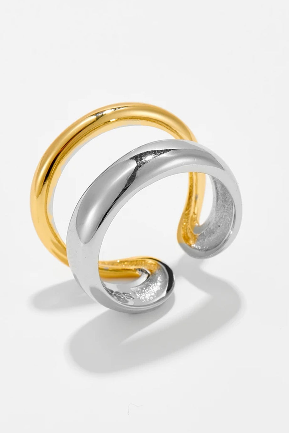 Duelle Δαχτυλίδι Ασήμι 925 Επιχρυσωμένο | Κοσμήματα - Δαχτυλίδια - Jewelry Rings | Duelle Sterling Silver Cuff Ring