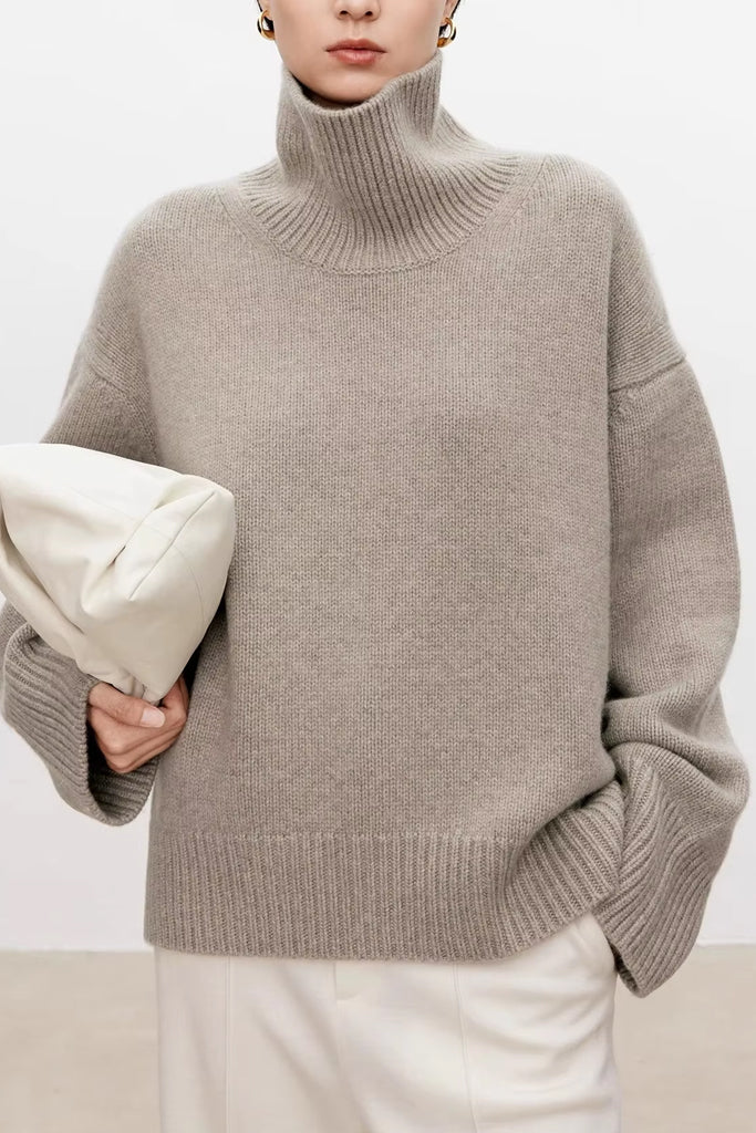 Lotus Πουλόβερ με Ζιβάγκο | Πουλόβερ Πλεκτά Knitwear| Lotus Oversized Turtleneck Sweater