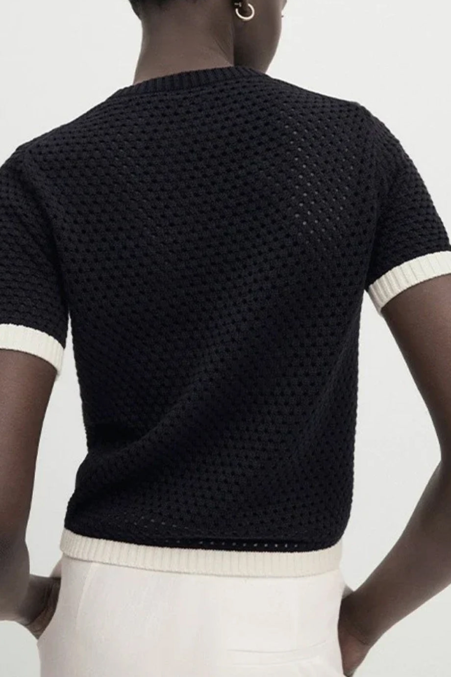 Daphne Πλεκτό Τοπ με Ριπ Λεπτομέρειες | Τοπ, Μπλούζες Knits Knitwear|  Daphne Knit Top with Rib Details