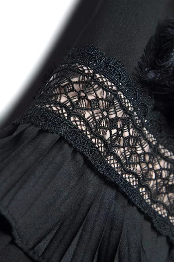 Crepie Black Long Dress