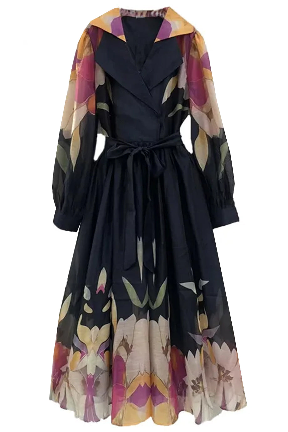 Avelise Chiffon Φλοράλ Φόρεμα | Φορέματα - Dresses | Avelise Chiffon Floral Midi Dress