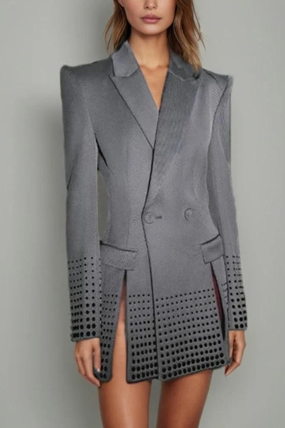 Valenne Σακάκι Μίνι Φόρεμα | Σακάκια Φορέματα - Blazers Dresses | Valenne Blazer Mini Dress with Perforated Detail