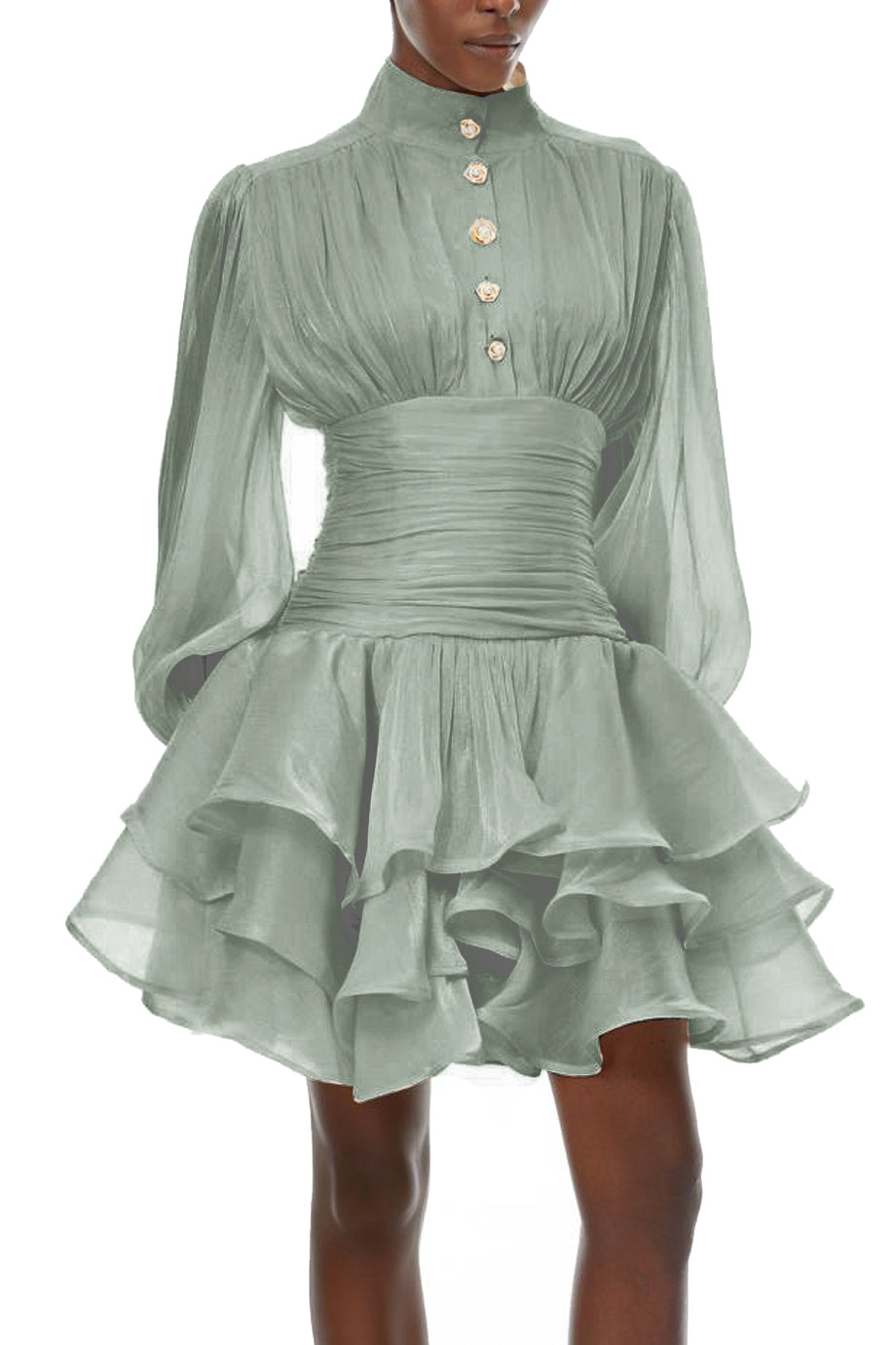 Virelle Φόρεμα με Βολάν | Βραδινά Φορέματα Evening Dresses | Virelle Flared Mini Dress