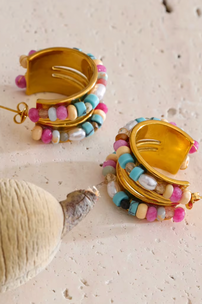 Avrina Χρυσά Σκουλαρίκια | Σκουλαρίκια - Earrings | Avrina Gold Earrings