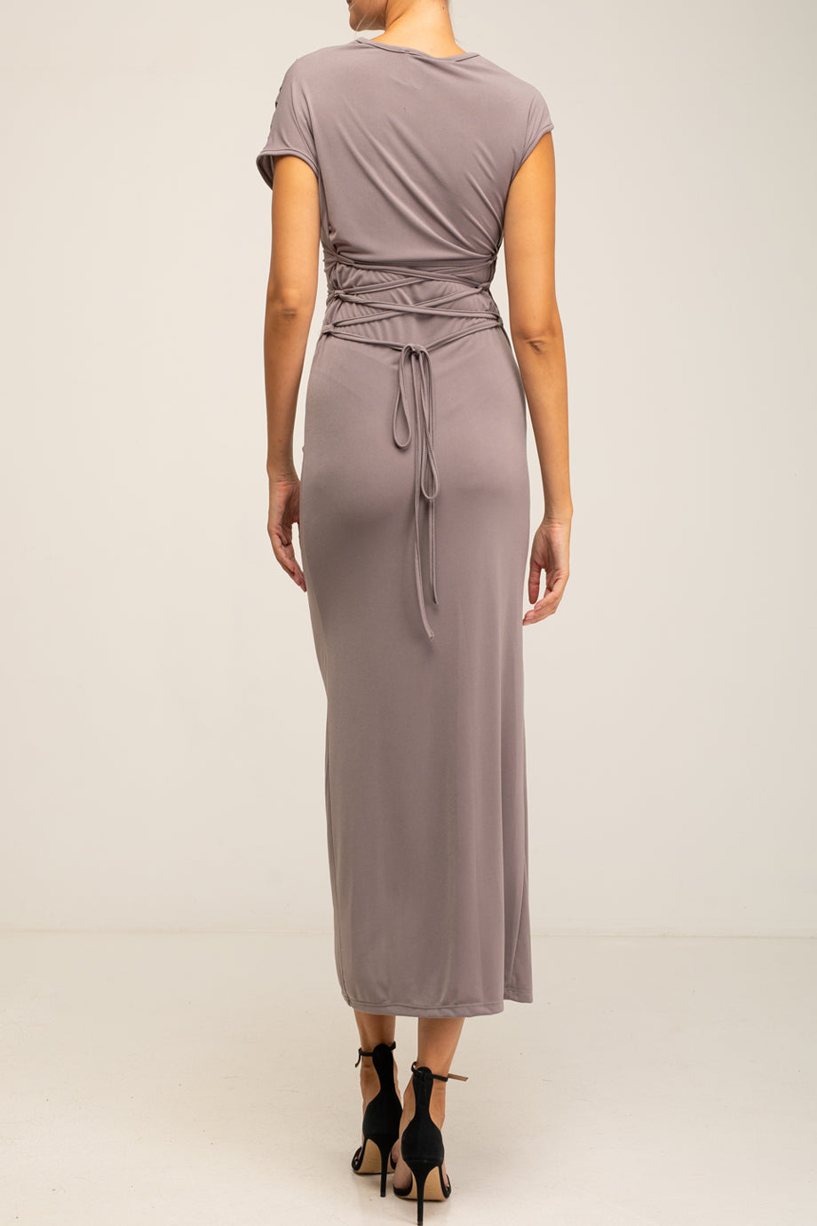 Chara Εφαρμοστό Φόρεμα| Φορέματα - Dresses | Chara Midi Draped Pencil Dress