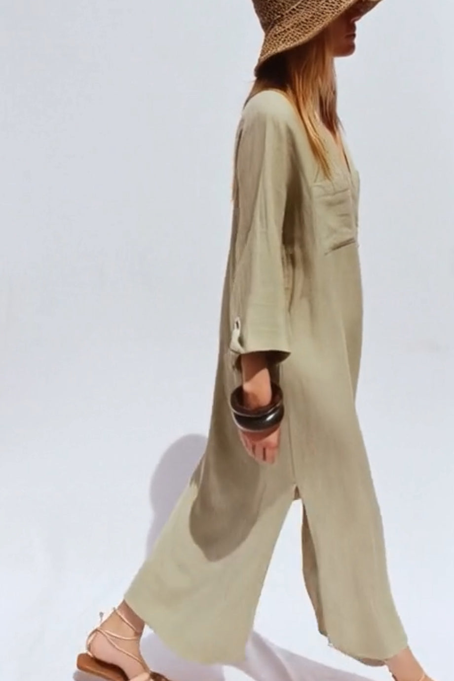 Sierra Shirt Dress with Buttons