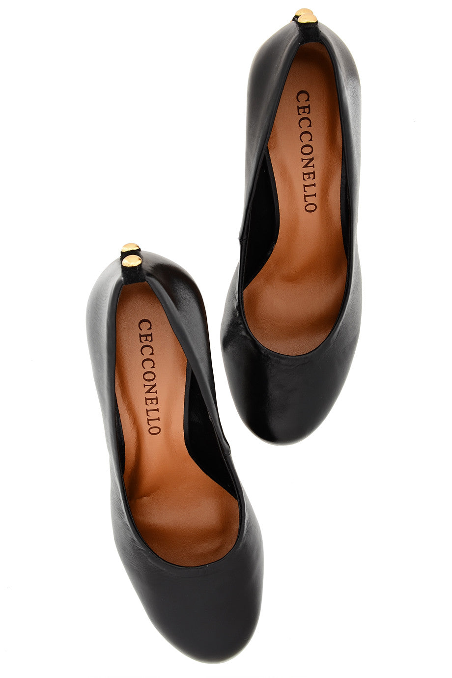 Mαύρες Δερμάτινες Γόβες - Cecconello | Γυναικεία Παπούτσια