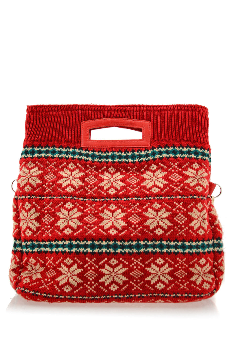 MERILLY Red Knitted Bag