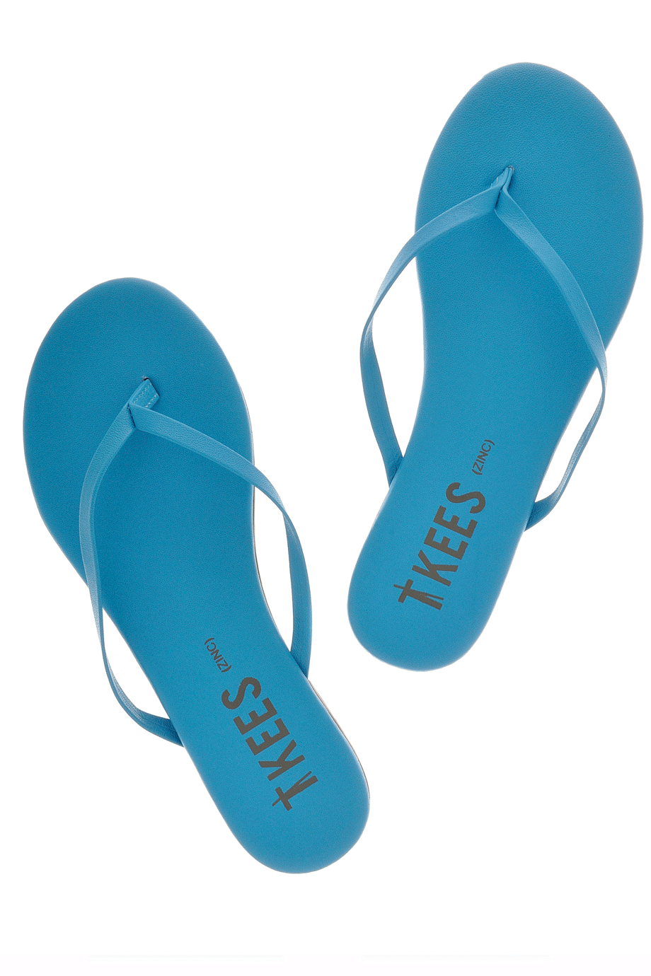 Μπλε Δερμάτινα Σανδάλια - Tkees | Γυναικεία Παπούτσια